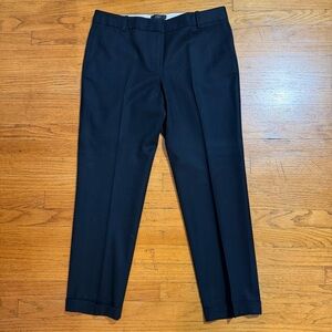 J. Crew Cafe Capri Tollegno 1900 Straight Leg Pants